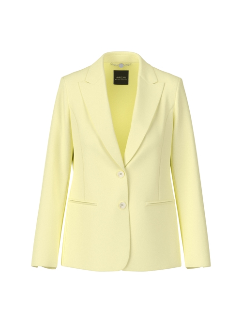 Marc Cain Women's Yellow Elegant Two-Button Blazer, 10 (N2)