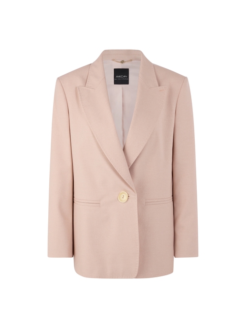 Marc Cain Women's Red Blazer In A Casual Boyfriend Style, 14 (N4)