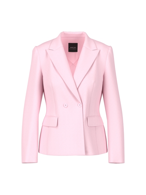 Marc Cain Women's Red Stretch Viscose Fitted Blazer, 14 (N4)