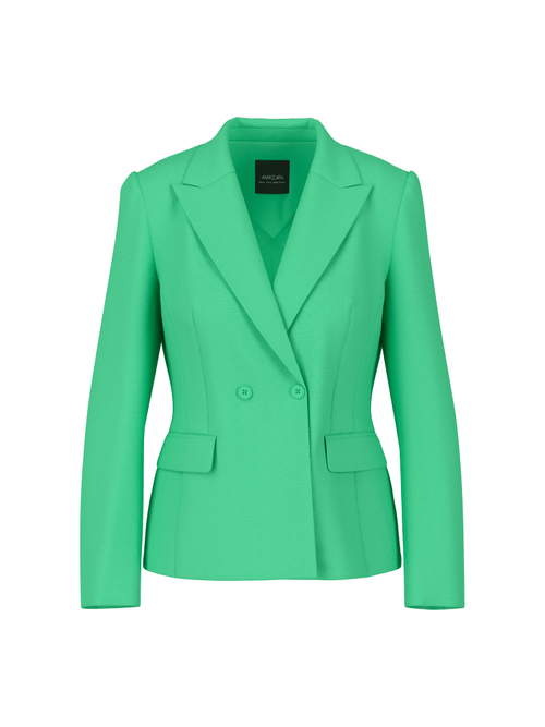 Marc Cain Women's Green Stretch Viscose Fitted Blazer, 8 (N1)