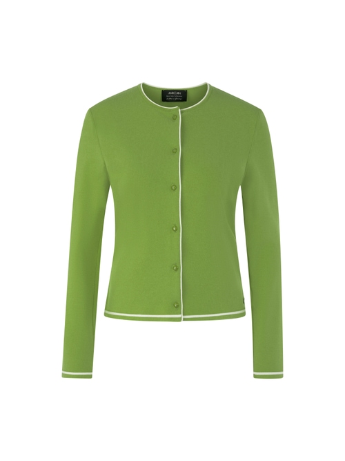 Marc Cain Women's Green Rethink Together Fine Knit Cardigan, 8 (N1)