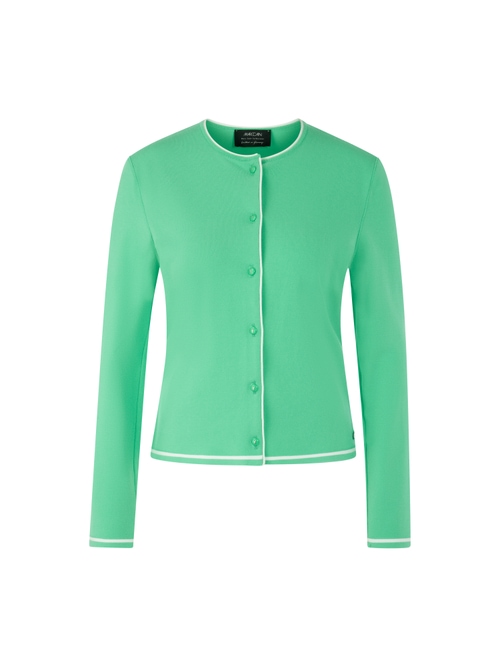 Marc Cain Women's Green Rethink Together Fine Knit Cardigan, 8 (N1)