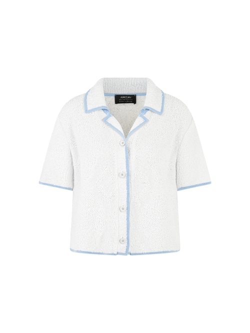 Marc Cain Women's White ‘Knitted In Germany’ Cardigan, 18 (N6)