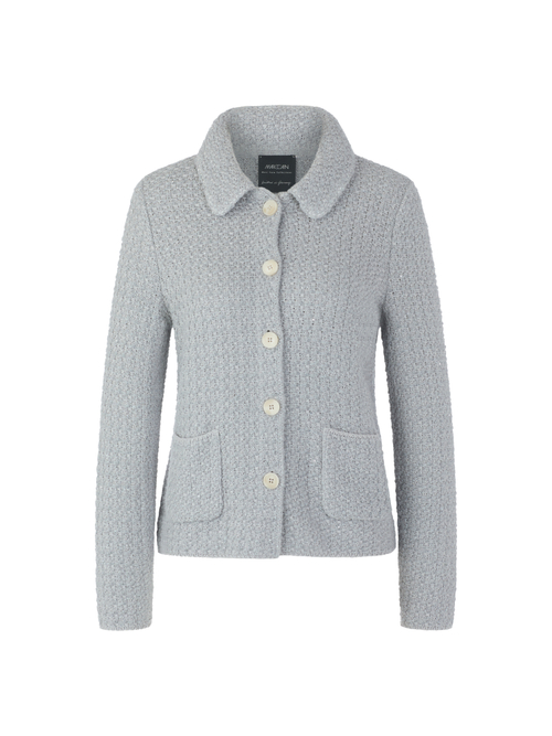 Marc Cain Women's Grey ‘Knitted In Germany’ Knitted Cardigan, 12 (N3)