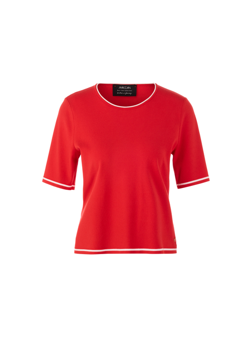 Marc Cain Women's Red Rethink Together Fine Knit Jumper, 10 (N2)