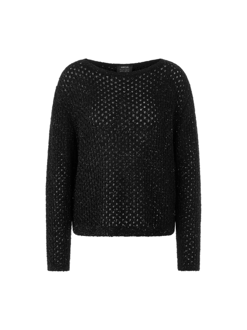Marc Cain Women's Black ‘Rethink Together’ Knitted Jumper, 16 (N5)