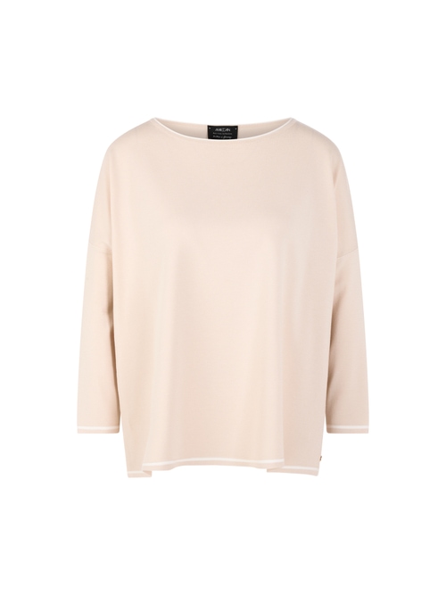 Marc Cain Women's White ‘Rethink Together’ Oversized Jumper, 16 (N5)