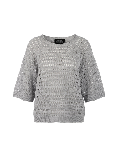 Marc Cain Women's Grey ‘Rethink Together’ Knitted Jumper, 10 (N2)