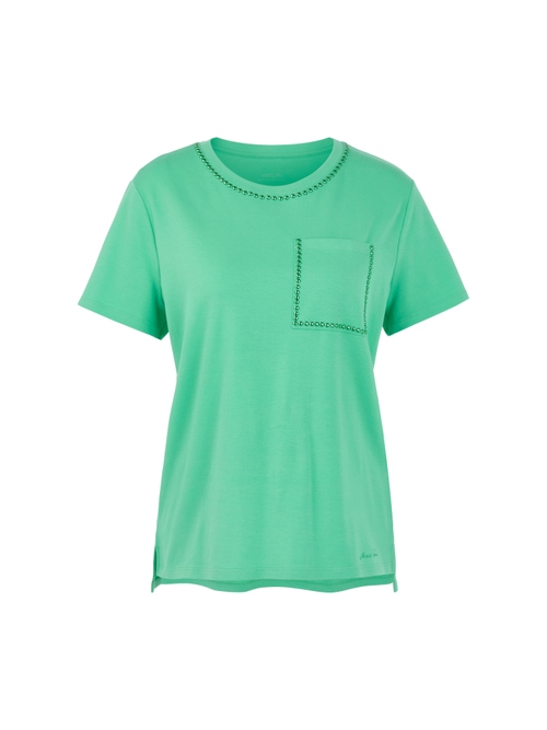 Marc Cain Women's Green Stretch Cotton Shirt, 10 (N2)