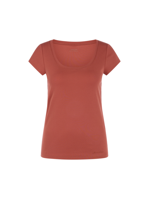 Marc Cain Women's Yellow Basic Shirt In Stretch Cotton, 10 (N2)