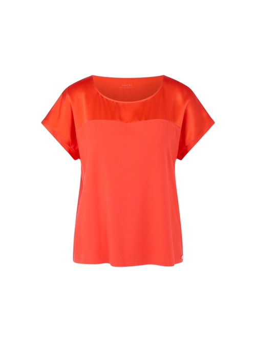 Marc Cain Women's Red Silk Jersey Shirt, 16 (N5)