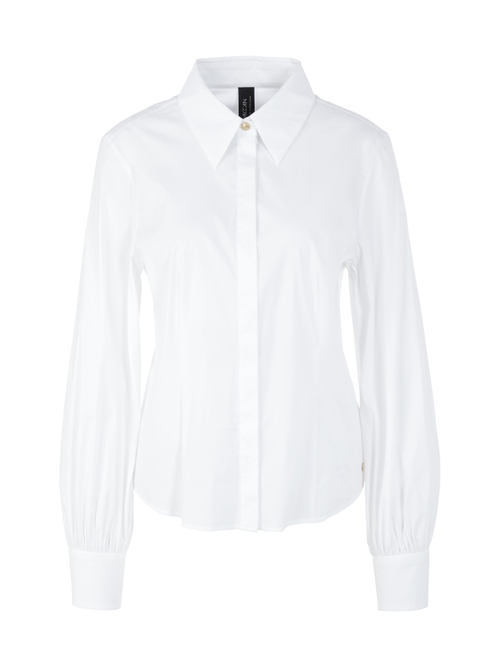 Marc Cain Women's White Blouse With Upgrade, 18 (N6)