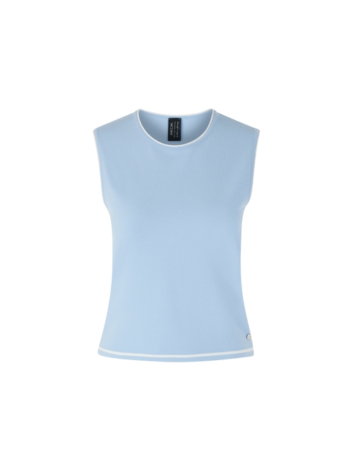 Marc Cain Women's Blue ‘Rethink Together’ Viscose Blend Top, 14 (N4)