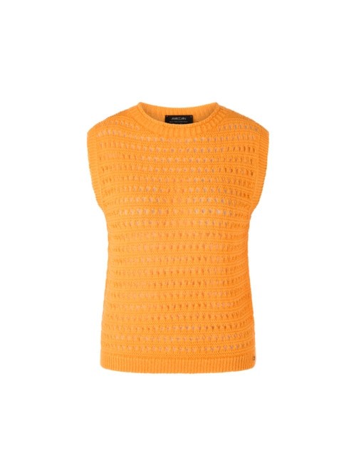 Marc Cain Women's Yellow ‘Rethink Together’ Organic Cotton Top, 18 (N6)