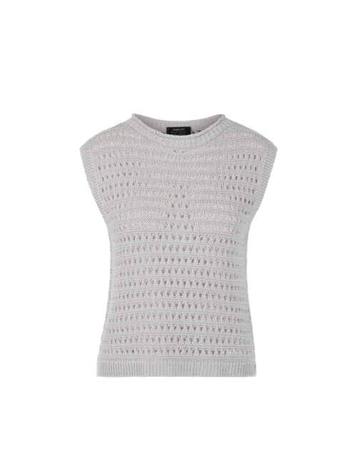Marc Cain Women's Grey ‘Rethink Together’ Organic Cotton Top, 18 (N6)