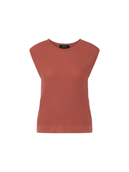 Marc Cain Women's Yellow ‘Knitted In Germany’ Viscose Top, 18 (N6)