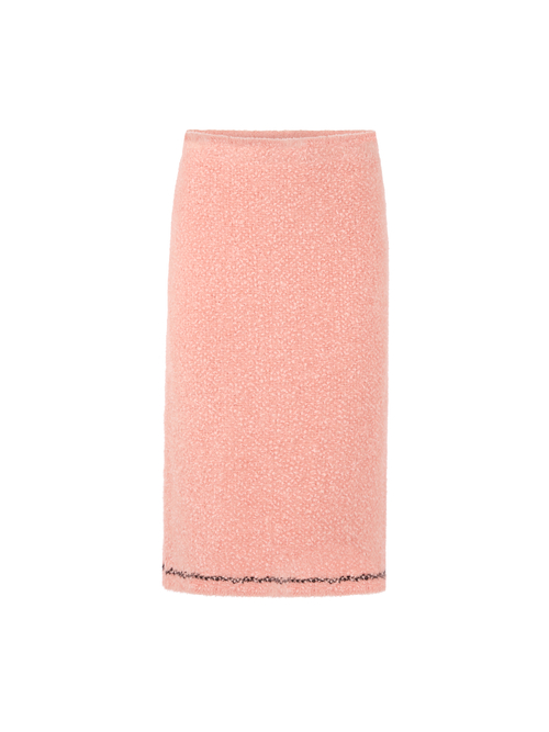 Marc Cain Women's Red ‘Knitted In Germany’ Midi Skirt, 8 (N1)