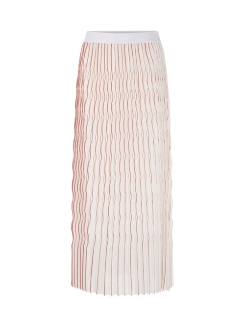 Marc Cain Women's Yellow Maxi Skirt With Pleats, 18 (N6)