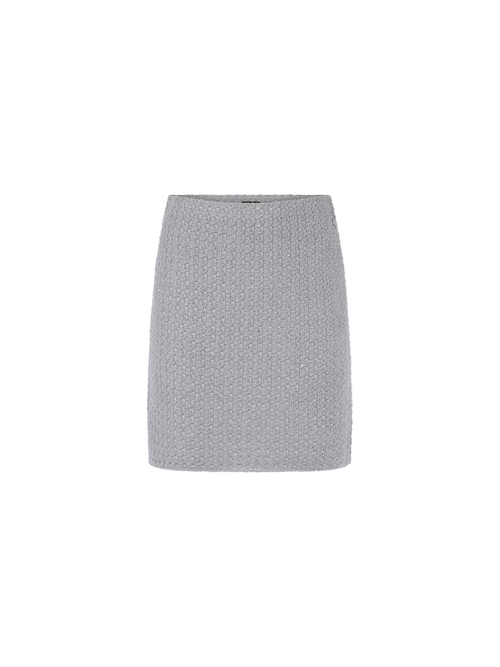 Marc Cain Women's Grey ‘Knitted In Germany’ Knitted Skirt, 8 (N1)