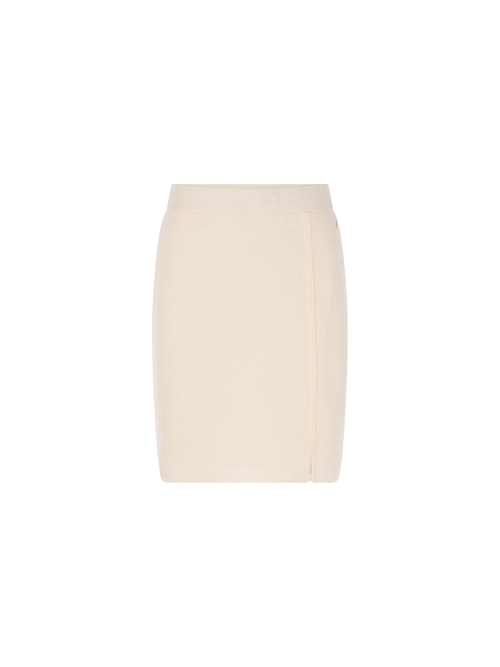 Marc Cain Women's White ‘Knitted In Germany’ Fine-Knit Skirt, 10 (N2)