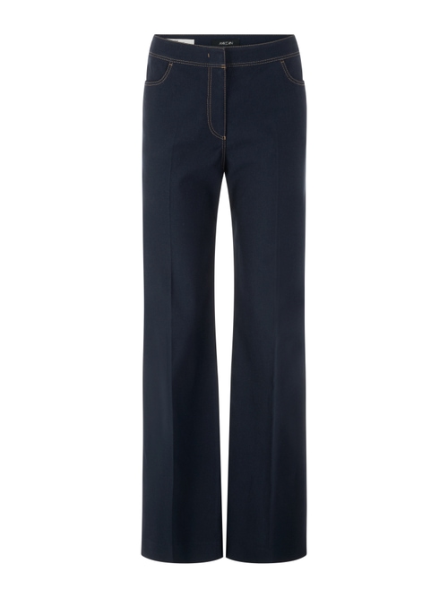 Marc Cain Women's Blue Faid Jeans With Contrast Seams, 10 (N2)