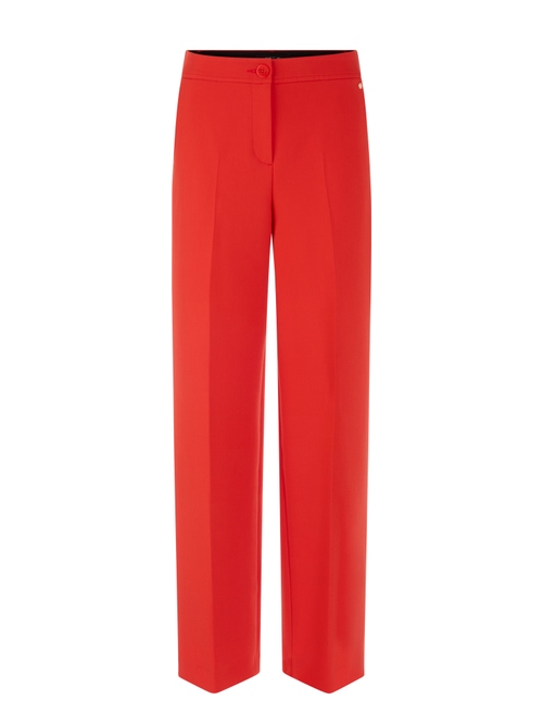 Marc Cain Women's Red Wukari Trousers, 12 (N3)