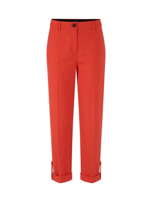 Marc Cain Women's Red Fordon Trousers, 12 (N3)