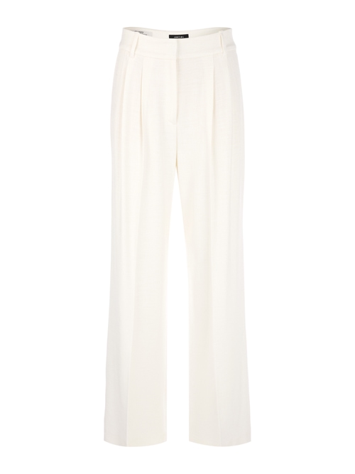 Marc Cain Women's White Wichita Trousers With High Waistband, 18 (N6)