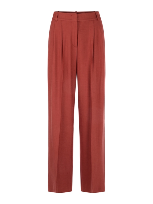 Marc Cain Women's Yellow Wichita Trousers With High Waistband, 18 (N6)
