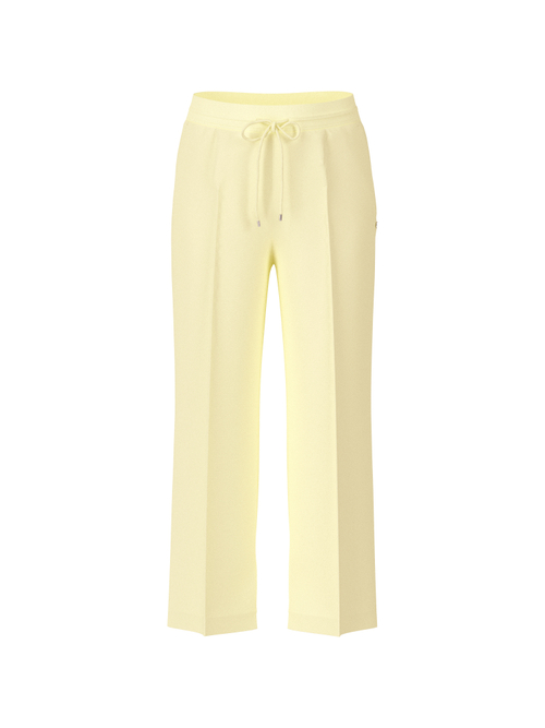Marc Cain Women's Yellow Washington Wide Fit Trousers, 8 (N1)