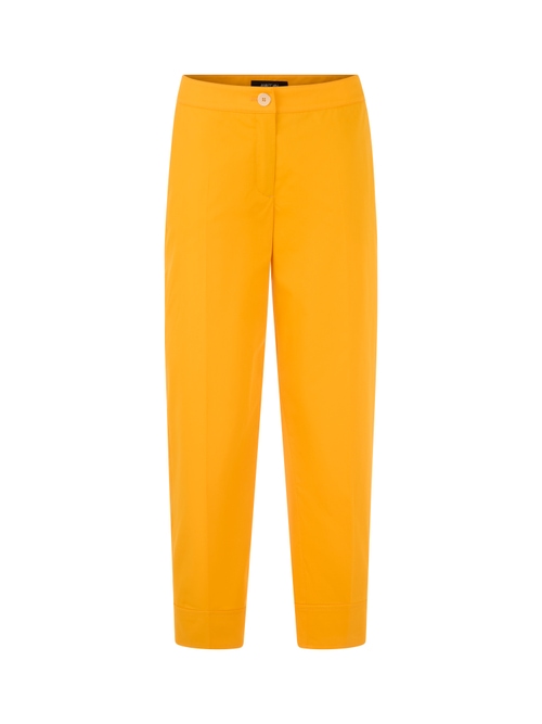 Marc Cain Women's Yellow Renton Cotton Blend Trousers, 14 (N4)