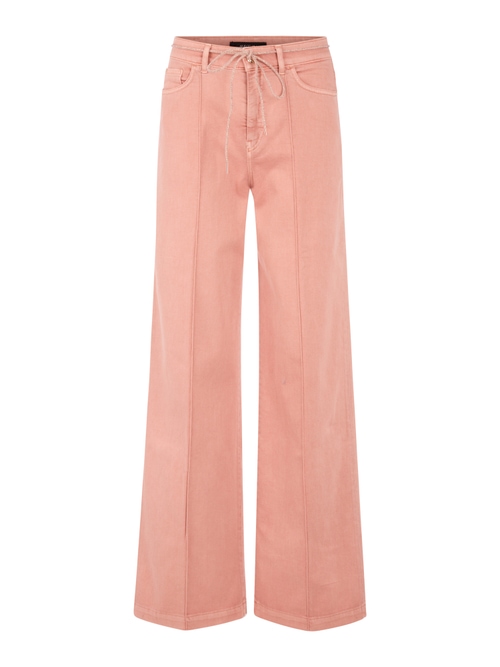 Marc Cain Women's Red Warri Wide Jeans With Rhinestone Cord, 8 (N1)