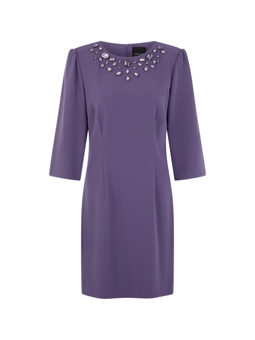 Marc Cain Women's Violet Dress With Gemstones, 8 (N1)