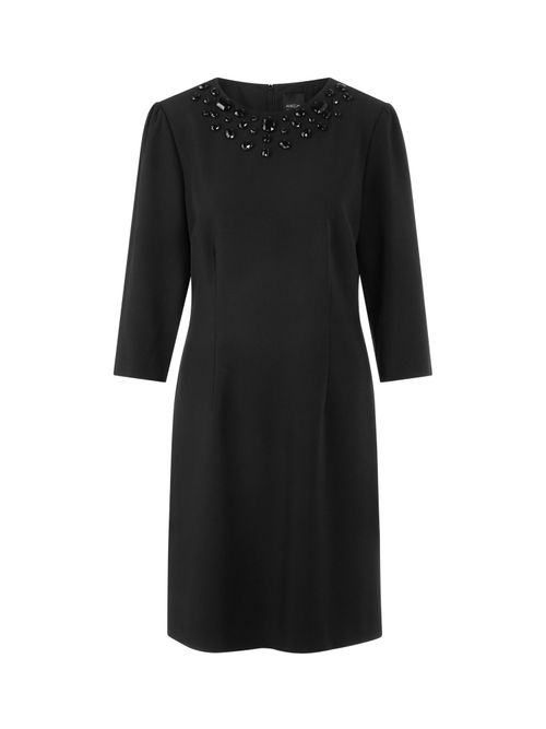Marc Cain Women's Black Dress With Gemstones, 8 (N1)