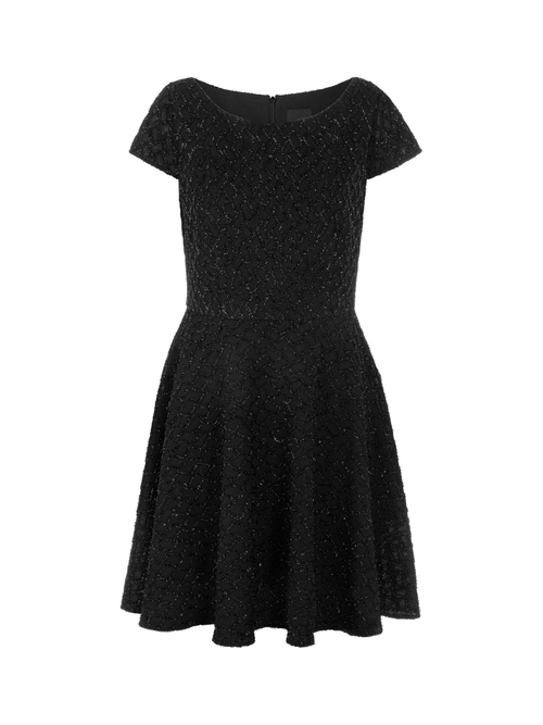 Marc Cain Women's Black Cocktail Dress With Glitter Details, 18 (N6)
