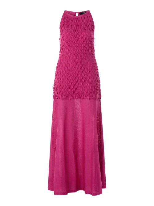 Marc Cain Women's Red Viscose Maxi Knit Dress, 18 (N6)