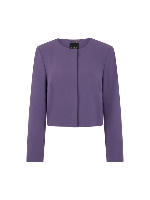 Marc Cain Women's Violet Short Jacket With Shoulder Emphasis, 20 (N7)
