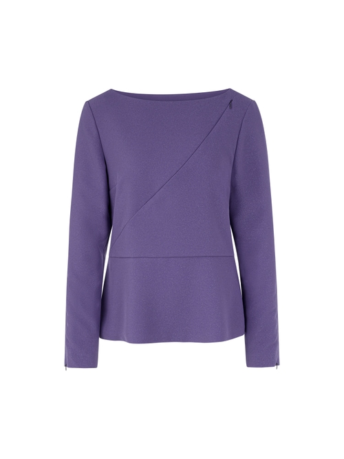 Marc Cain Women's Violet Blouse With Peplum, 8 (N1)