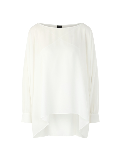 Marc Cain Women's White Delicate Tunic “Rethink Together”, 18 (N6)