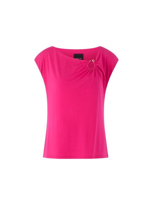 Marc Cain Women's Red Stretch Top With Cut-Out, 10 (N2)