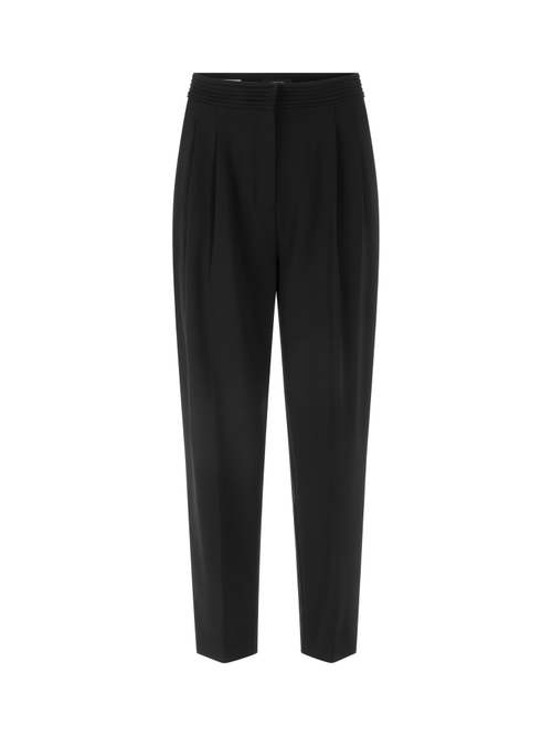 Marc Cain Women's Black Faqus High Waist Trousers, 10 (N2)
