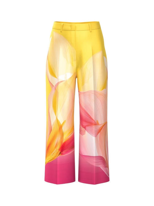 Marc Cain Women's Red “Rethink Together” Waukee Trousers, 12 (N3)