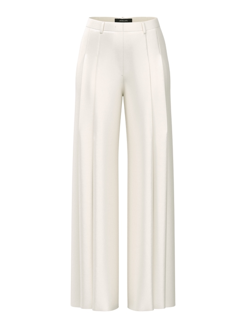 Marc Cain Women's White Extra-Long Warangal Trousers, 20 (N7)