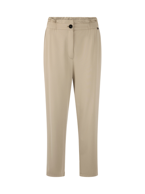 Marc Cain Women's Brown Franca Pants With Paperbag Waistband, 18 (N6)