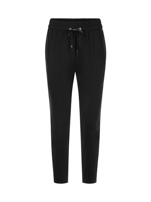 Marc Cain Women's Black Rhodos Relaxed Fit Pants, 8 (N1)