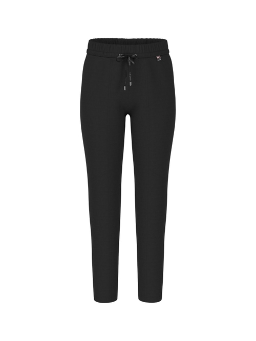 Marc Cain Women's Black Rhodos Pants In A Relaxed Fit, 18 (N6)