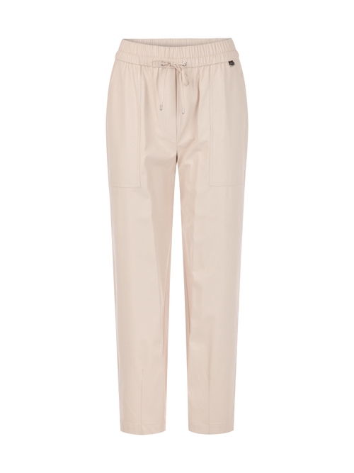 Marc Cain Women's White Ranchi Pants With A High Waist, 16 (N5)