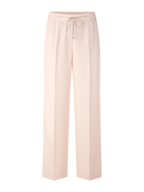 Marc Cain Women's White Wide Washington Pants With Drawstring, 8 (N1)