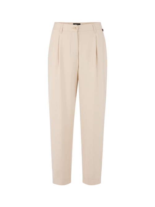 Marc Cain Women's White Faqus Recycled Material Trousers, 10 (N2)