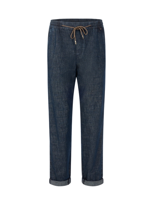 Marc Cain Women's Blue Rhodos Relaxed-Fit Sporty Jeans, 18 (N6)